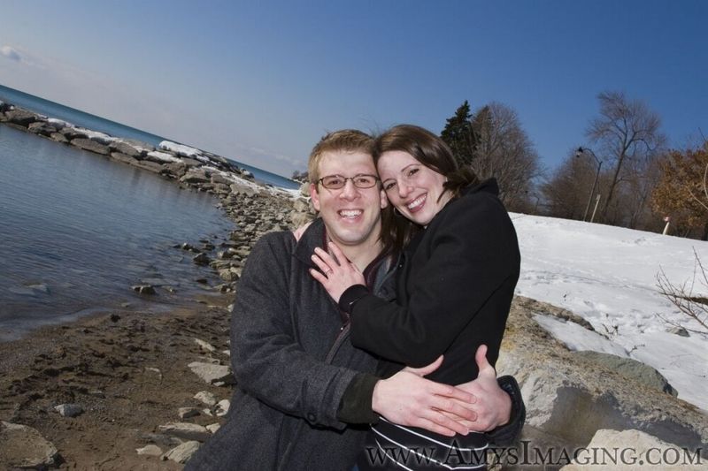 Engagement photos at Lakeview Park, Oshawa