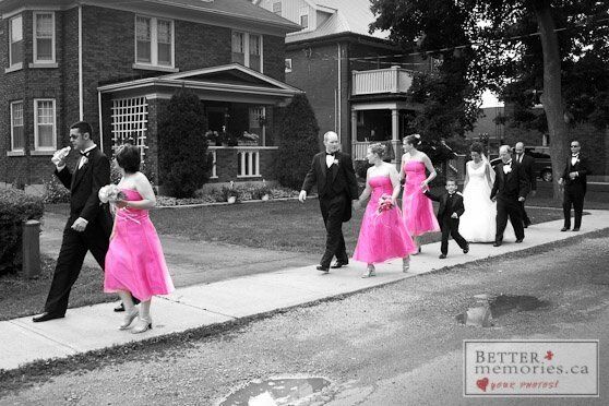 Wedding photo at Whitby Centennial Building, Whitby