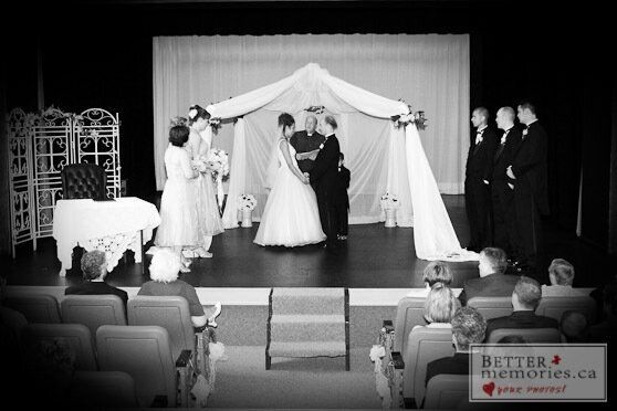 Wedding photo at Whitby Centennial Building, Whitby