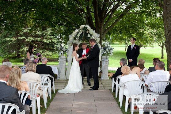 Wedding photo at Kedron Dells Golf Club, Oshawa