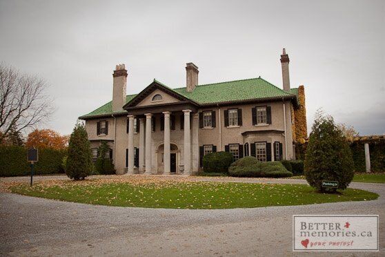 Wedding photo at Parkwood Estate, Oshawa