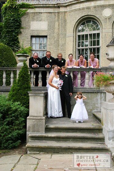 Wedding photo at Parkwood Estate, Oshawa