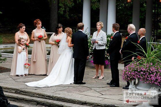 Wedding photo at Parkwood Estate, Oshawa
