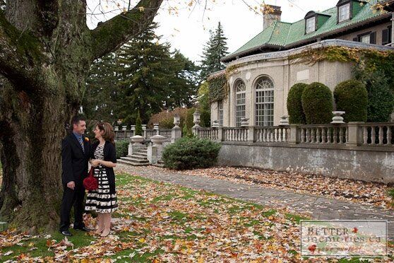 Wedding photo at Parkwood Estate, Oshawa