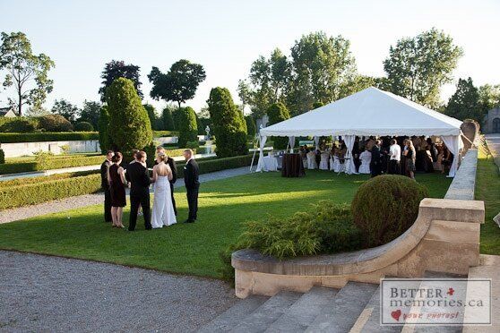 Wedding photo at Parkwood Estate, Oshawa