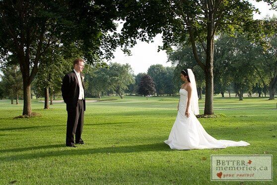 Wedding photo at Royal Ashburn Golf Club, Whitby