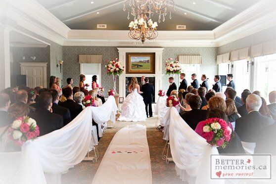 Wedding photo at Royal Ashburn Golf Club, Whitby