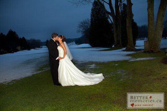 Wedding photo at Royal Ashburn Golf Club, Whitby
