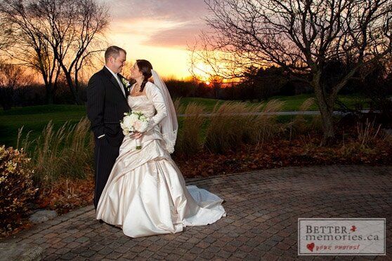 Wedding photo at Royal Ashburn Golf Club, Whitby