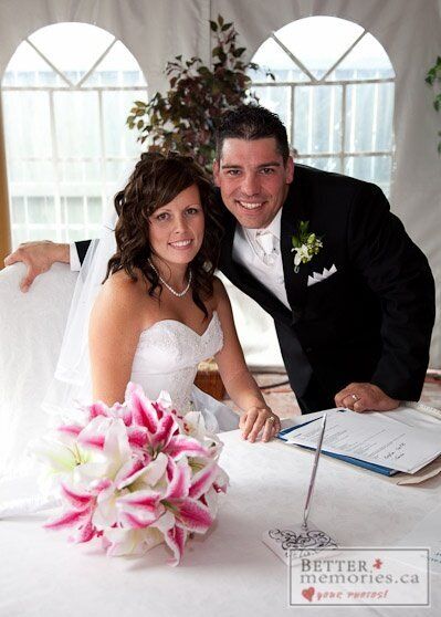 Wedding photo at Tosca Banquet & Conference Centre, Oshawa