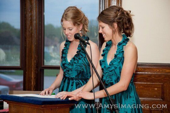 Wedding photo at Trafalgar Castle, Whitby