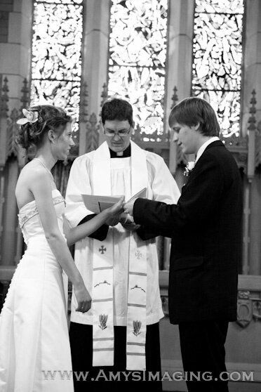 Wedding photo at Trafalgar Castle, Whitby