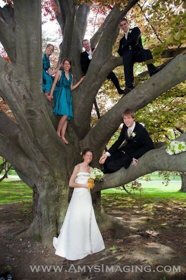 Wedding photo at Trafalgar Castle, Whitby