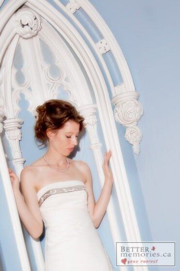 Wedding photo at Trafalgar Castle, Whitby