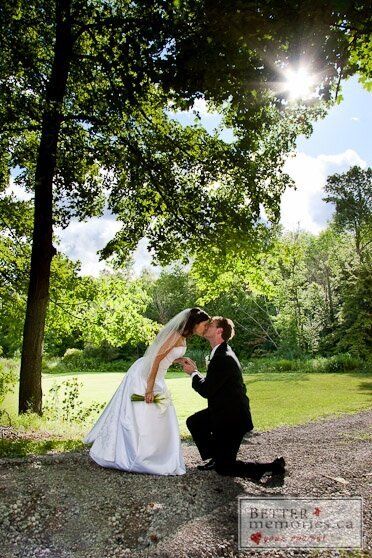 Wedding photo at Trillium Trails, Oshawa